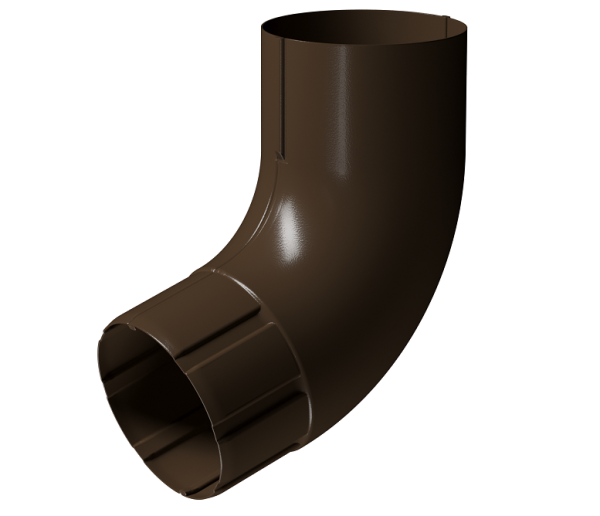Колено 72° D90 Döcke STAL PREMIUM Каштан, (RAL 8017) купить в Пятигорске