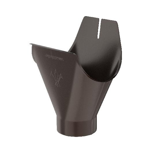 Водосток Aquasistem, система 150/100 - Воронка желоба RR 32 Тёмно Коричневый купить в Пятигорске