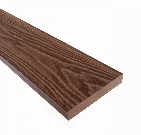 Террасная доска из ДПК Terrapol Смарт 3D Полнотелая без паза Орех Милано купить в Пятигорске