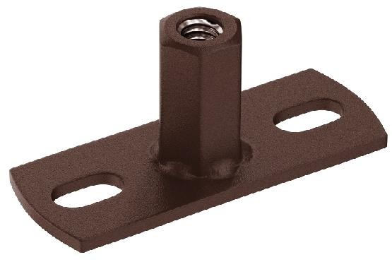 Водосток Aquasistem, Система 150/100 - Держатель для хомута под метиза RAL 8017 Коричневый matt купить в Пятигорске