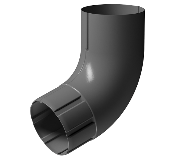 Колено 72° D90 Döcke STAL PREMIUM Графит, (RAL 7024) купить в Пятигорске