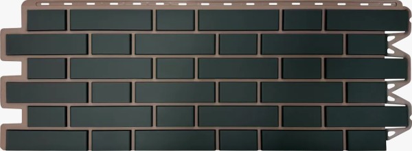Фасадная панель Альта-Профиль, Кирпич Клинкерный, Графит купить в Пятигорске