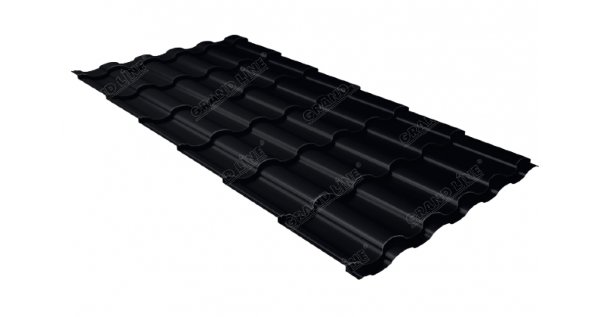 Металлочерепица кредо 0,45 Drap RAL 9005 черный купить в Пятигорске