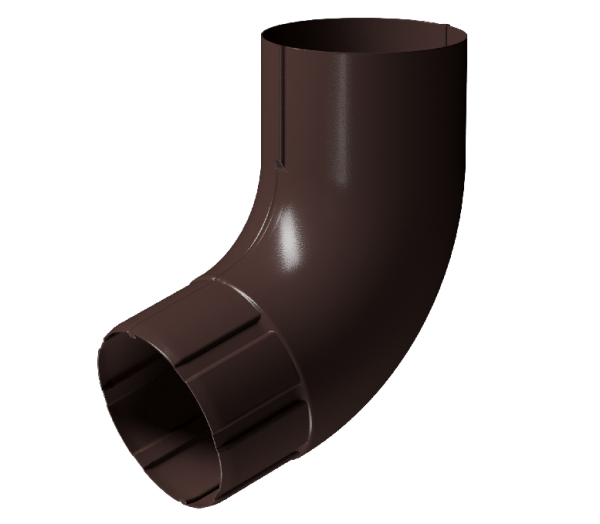 Колено 72° D90 Döcke STAL PREMIUM Шоколад, (RAL 8019) купить в Пятигорске
