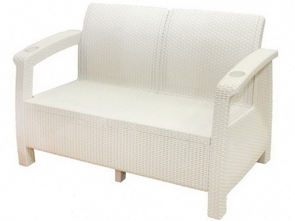 Двухместный диван Yalta Sofa Seаt белый купить в Пятигорске