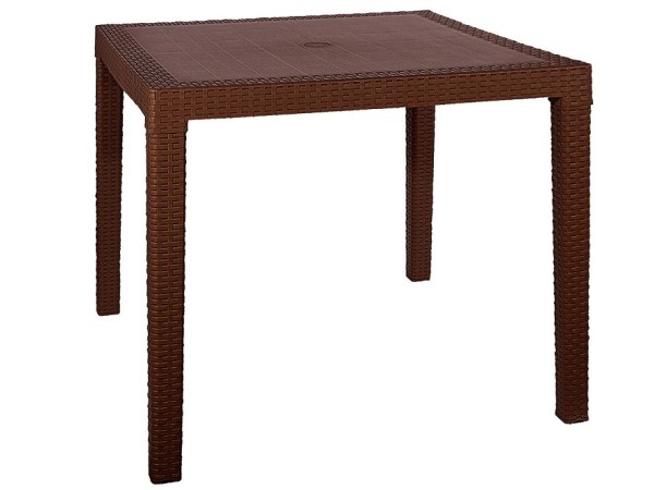 Стол квадратный FIJI Quatro Table Коричневый купить в Пятигорске