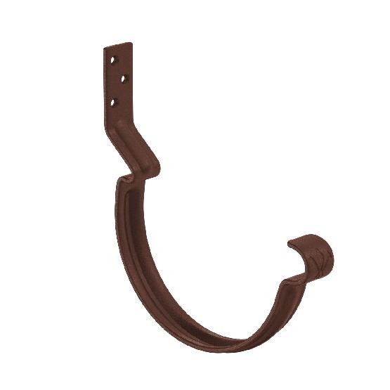 Водосток Aquasistem, Система 150/100 -  Крюк крепления желоба короткий RAL 8017 Коричневый matt купить в Пятигорске