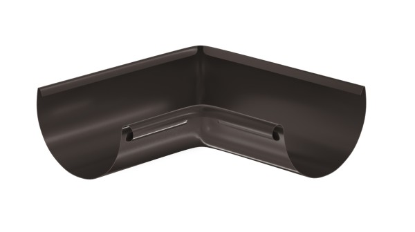 Водосток Aquasistem, система 125x90 - Угол желоба, внутренний 90° RR 32 Тёмно-Коричневый купить в Пятигорске