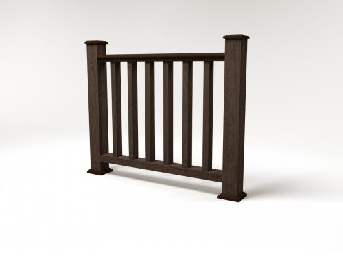 Ограждение из ДПК FG5 венге купить в Пятигорске
