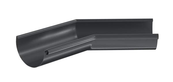 Водосток Aquasistem, система 125x90 - Угол желоба,внутренний 135° RR 23 Маренго купить в Пятигорске