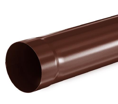 Водосток Aquasistem, система 150/100 - Труба водосточная 3.00м RAL 8017 Коричневый купить в Пятигорске