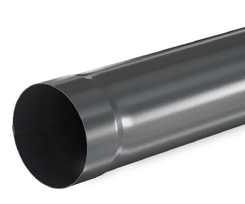 Водосток Aquasistem, система 125x90 - Труба водосточная 1.00м RAL 7024 Тёмно-серый купить в Пятигорске