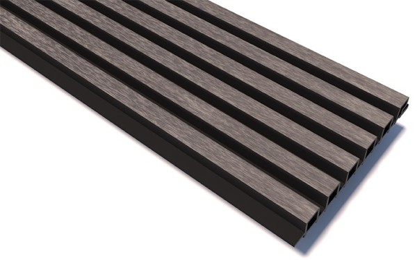 Реечные панели WOODVEX Lines Ultra Smoke gray купить в Пятигорске