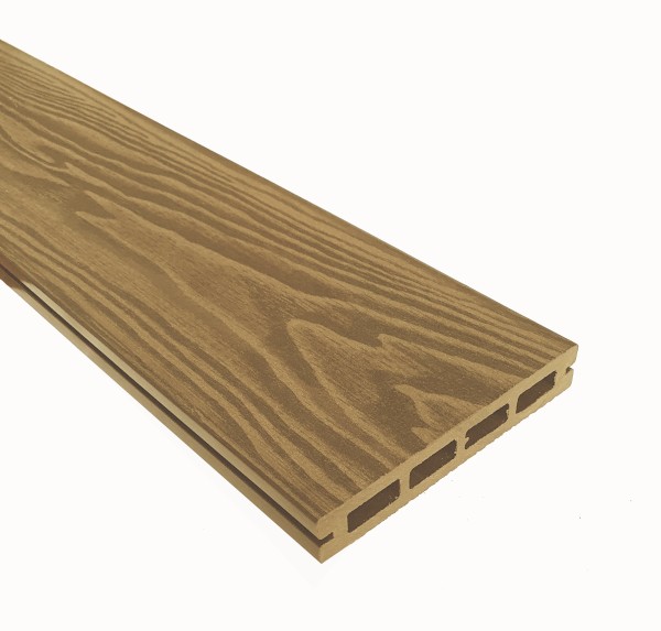 Террасная доска из ДПК Terrapol Смарт 3D Пустотелая с пазом Дуб Севилья купить в Пятигорске