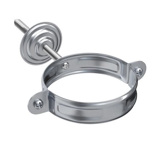 Водосток Aquasistem, Система 125x90 - Хомут для крепления трубы оцинковка купить в Пятигорске