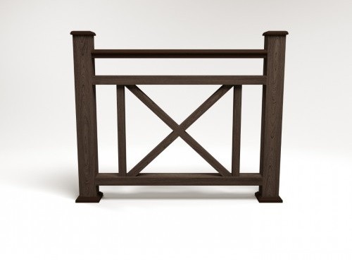 Ограждение из ДПК FG2 венге купить в Пятигорске