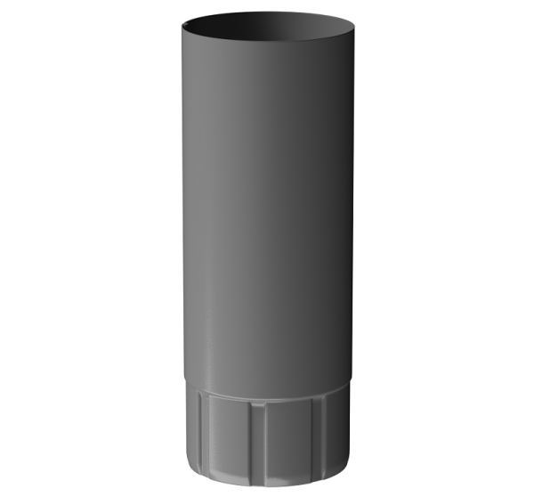 Труба водосточная 3 м D90 Döcke STAL PREMIUM Графит, (RAL 7024) купить в Пятигорске