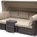 Диван-Трансформер AFINA плетеный из иск. ротанга AFM-320B Brown купить в Пятигорске