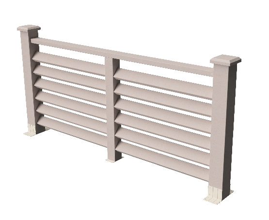 Ограждения декоративное ДПК GRINDERDECO Босфор выбеленый дуб купить в Пятигорске