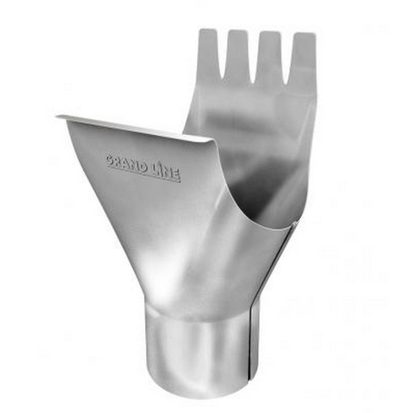 Водосток Grand Line 150x100 – Воронка желоба RAL 9003 купить в Пятигорске