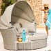 Диван-Трансформер AFINA плетеный из иск. ротанга AFM-325 Beige купить в Пятигорске