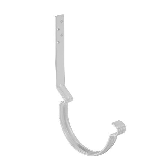 Водосток Aquasistem, система 150/100 - Крюк крепления желоба длинный RAL 9003 Белый купить в Пятигорске