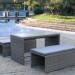 Диван-Трансформер AFINA плетеный из иск. ротанга S330G-W78 Grey купить в Пятигорске