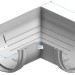 Угловой элемент 90˚ПВХ Docke STANDART красный купить в Пятигорске