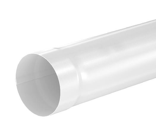 Водосток Aquasistem, система 150/100 - Труба водосточная 1.00м RAL 9003 Белый купить в Пятигорске