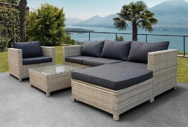 Комплект мебели AFINA плетеной из иск. ротанга YR821G Grey/Grey купить в Пятигорске