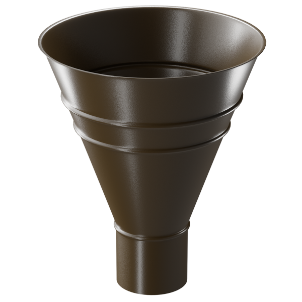 Воронка водосборная Döcke STAL PREMIUM, Каштан купить в Пятигорске