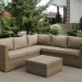 Комплект мебели AFINA плетеной из иск. ротанга YR825B Beige купить в Пятигорске