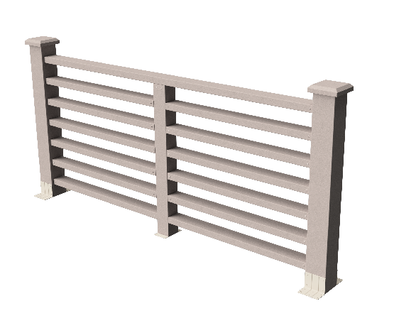 Ограждения декоративное ДПК GRINDERDECO Марсело выбеленый дуб купить в Пятигорске