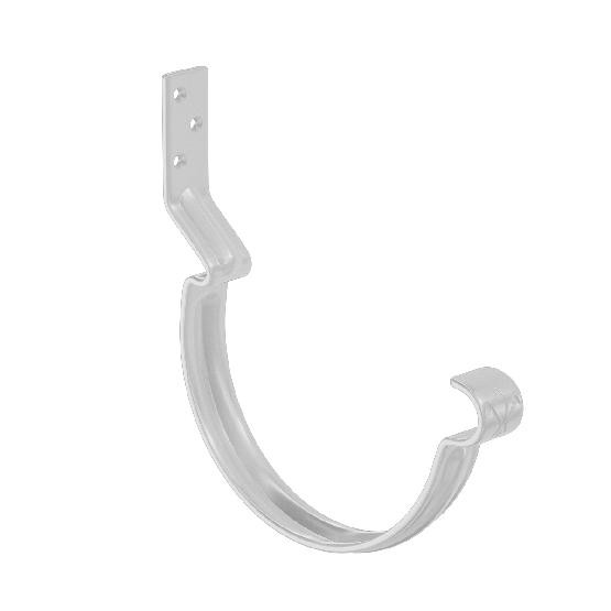 Водосток Aquasistem, система 125x90 - Крюк крепления желоба короткий RR 20 Мраморно-белый купить в Пятигорске