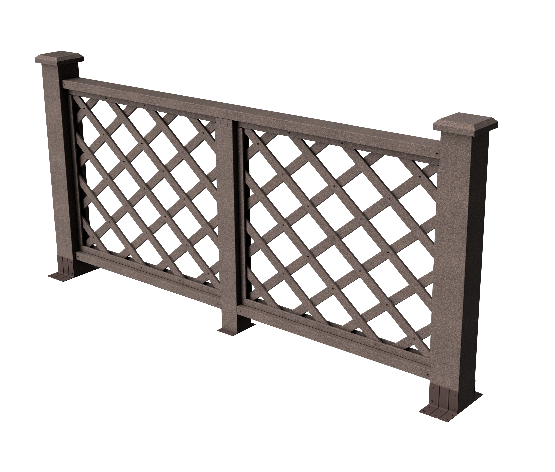 Ограждения декоративное ДПК GRINDERDECO Ламбет венге купить в Пятигорске