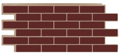 Фасадная панель T-Сайдинг - Кирпич Модерн Коричневый