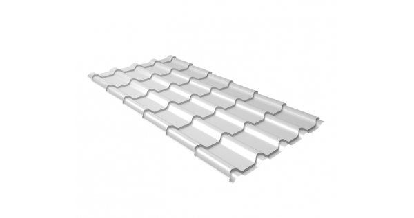 Металлочерепица камея GL 0,5 Quarzit RAL 9003 сигнальный белый купить в Пятигорске