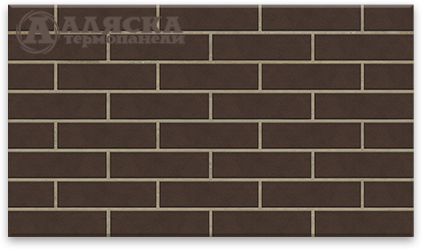 Фасадные Термопанели Аляска Amsterdam brown купить в Пятигорске