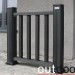 Ограждение из ДПК Outdoor Классик 3D STORM чёрный купить в Пятигорске