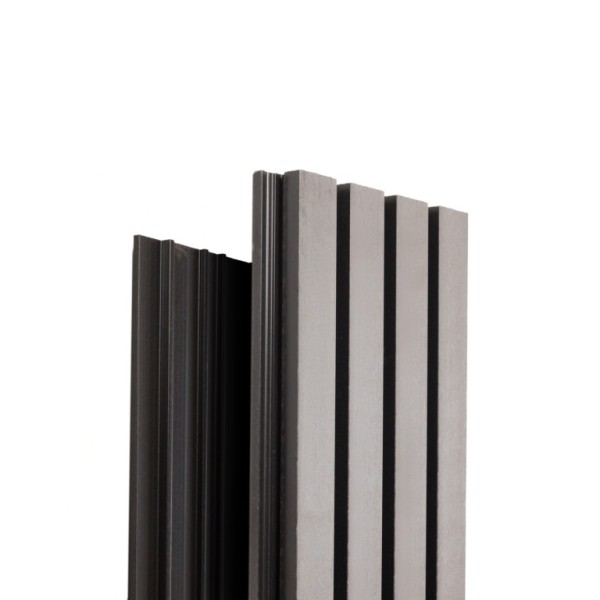 Фасадная доска Ecodecking Техно реечная 200х26х3000 Серый купить в Пятигорске