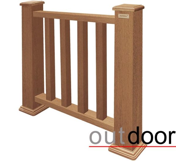 Ограждение из ДПК Outdoor Классик 3D STORM дуб купить в Пятигорске