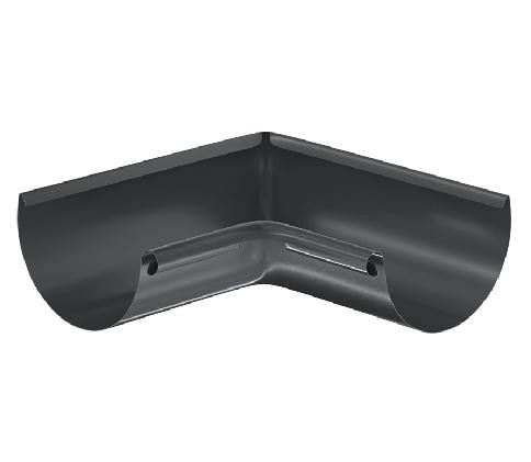 Водосток Aquasistem, система 150/100 - Угол желоба, внутренний 90° RAL 7024 Тёмно-серый купить в Пятигорске