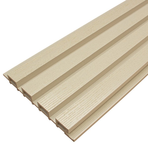 Фасадная доска из ДПК Faynag Wood Рейка Слоновая кость купить в Пятигорске