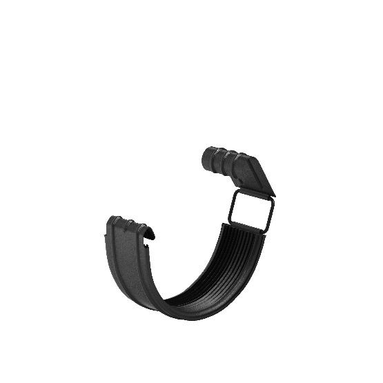 Водосток Aquasistem, система 125x90 - Соединитель желоба с резиновым уплотнителем RAL 9005 Чёрный купить в Пятигорске