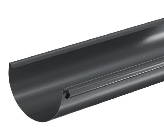 Водосток Aquasistem, система 125x90 - Водосточный желоб 3.00м RAL 7024 Тёмно-серый купить в Пятигорске