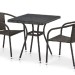 Комплект плетеной мебели AFINA из иск. ротанга T282BNT/Y137C-W53 Brown 2Pcs купить в Пятигорске