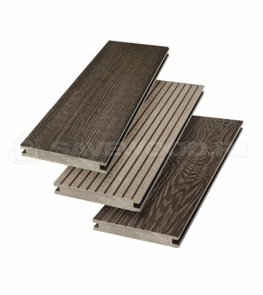 Террасная доска SW Fraxinus (R) полнотелая «SaveWood» Темно-коричневый купить в Пятигорске