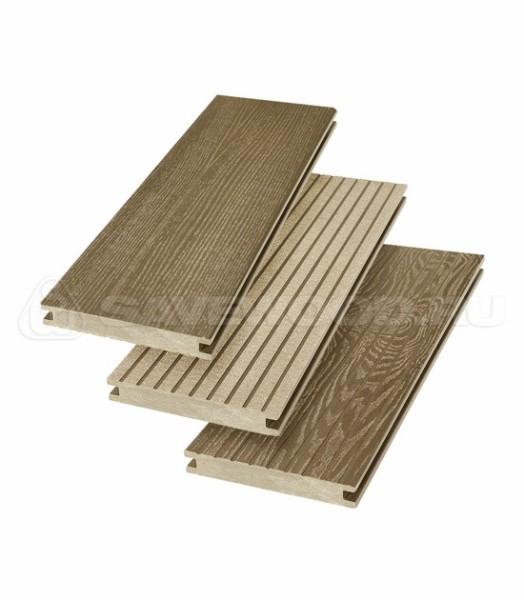 Террасная доска SW Fraxinus (R) полнотелая «SaveWood» Тик купить в Пятигорске