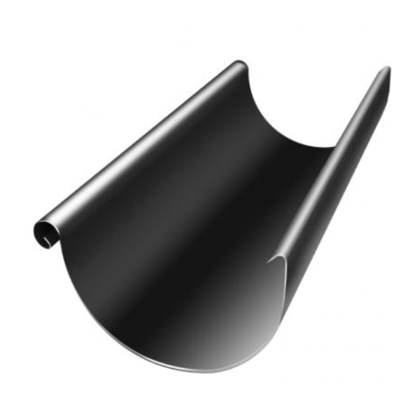 Водосток Grand Line 125x90 – Желоб 3м RAL 9005 купить в Пятигорске