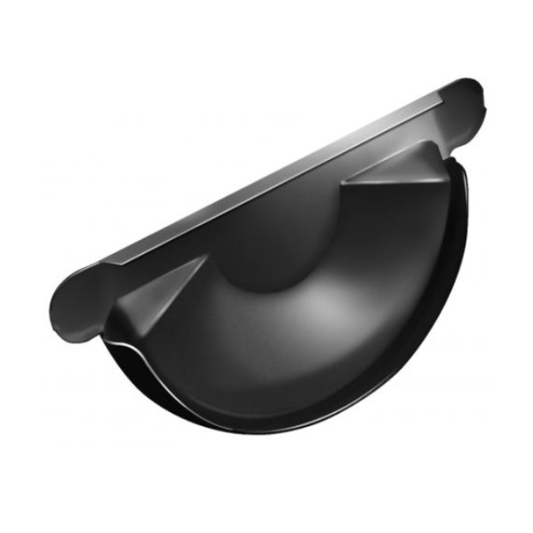 Водосток Grand Line 125x90 – Заглушка желоба RAL 9005 купить в Пятигорске